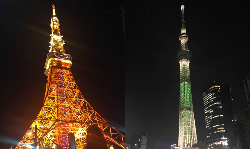 東京建物散歩～東京タワー＆スカイツリー～